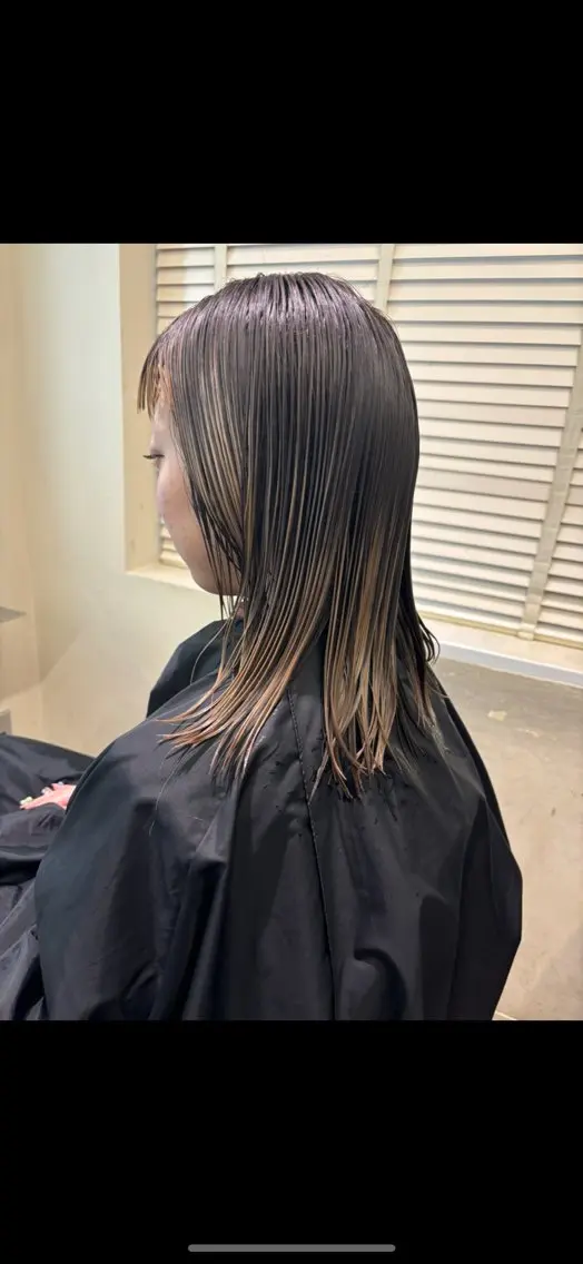 ミディアム カラー ヘアアレンジ カット ヘアカラー トリートメント 💟似合わせカットカ ラーMizuki🐕のヘアスタイル