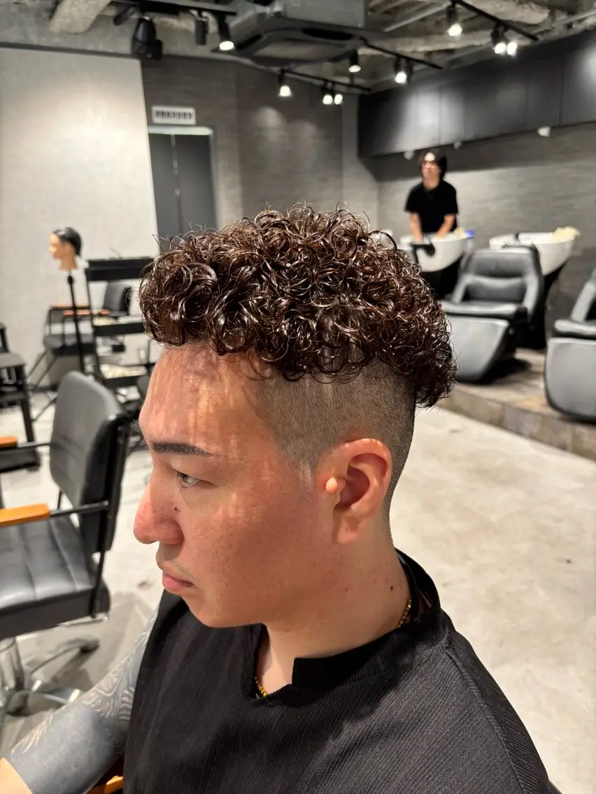 ショート メンズ メンズパーマ カット パーマ メンズ専門店NEXT NEO パーマ特化のヘアスタイル