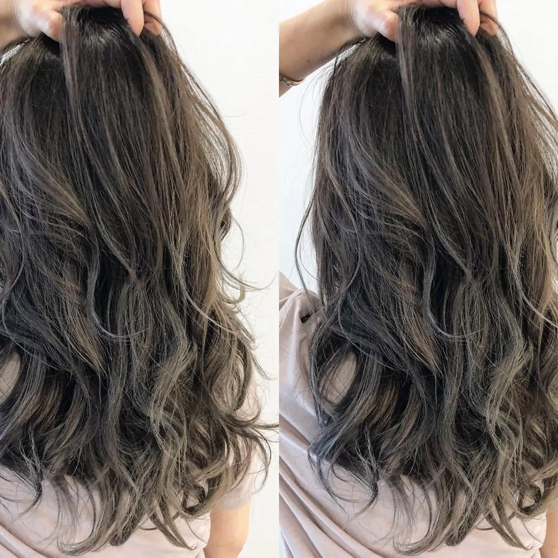ロング カラー ブリーチ グラデーションカラー ハイライトカラー イルミナカラー ブリーチなしカラー 似合わせカット/ レイヤーカット/新谷のヘアスタイル