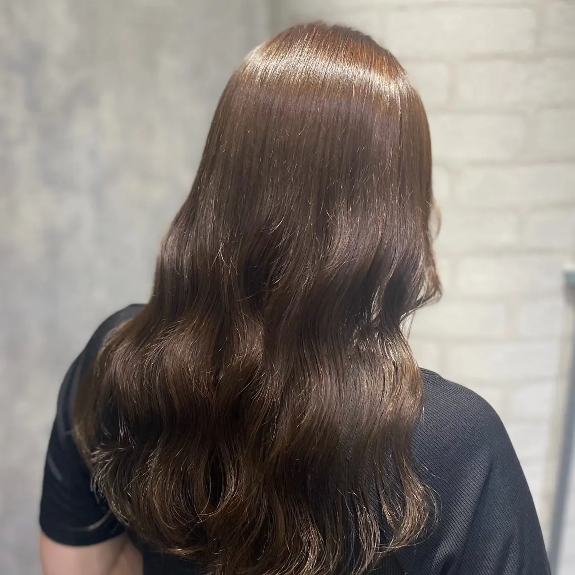 ロング カラー 透明感カラー カット ヘアカラー トリートメント shiori/透明感 /顔周り/髪質改善のヘアスタイル