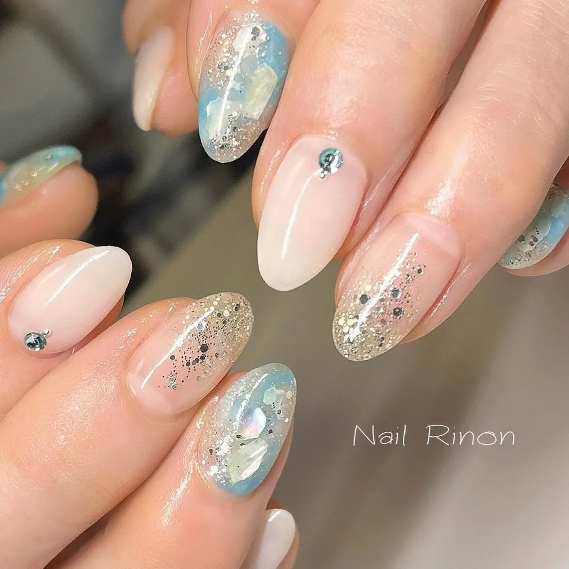 ネイル 夏ネイル ハンドネイル Nail Rinonのネイルデザイン