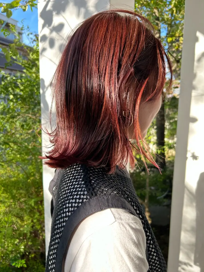ミディアム 本間 良のヘアスタイル