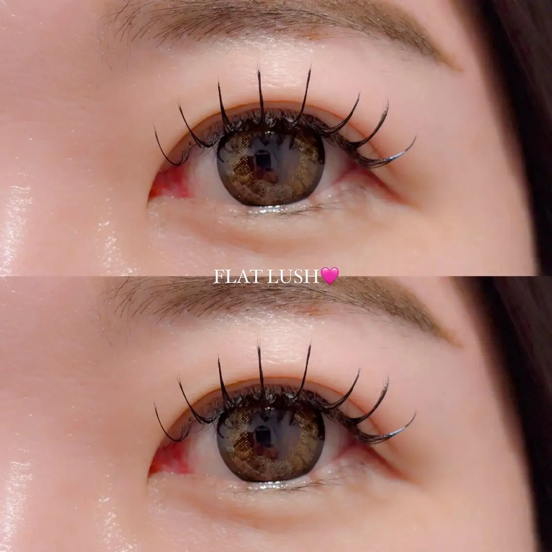 マツエク・マツパ キュート フラットラッシュ CreBiA🎀 ayaのマツエク・マツパデザイン