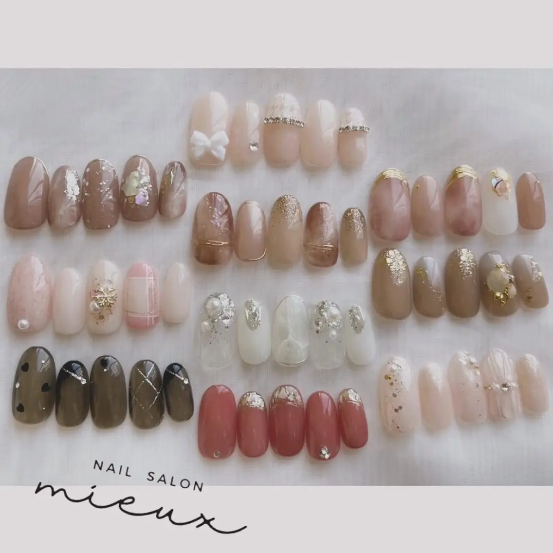ネイル ハンドネイル nailsalon mieuxのネイルデザイン