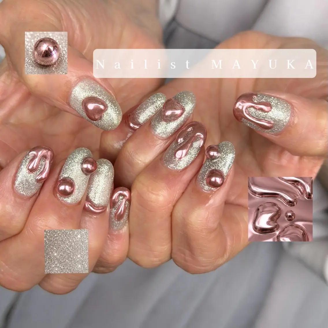 ネイル ハンドネイル CLALA MAYUKA🍒のネイルデザイン