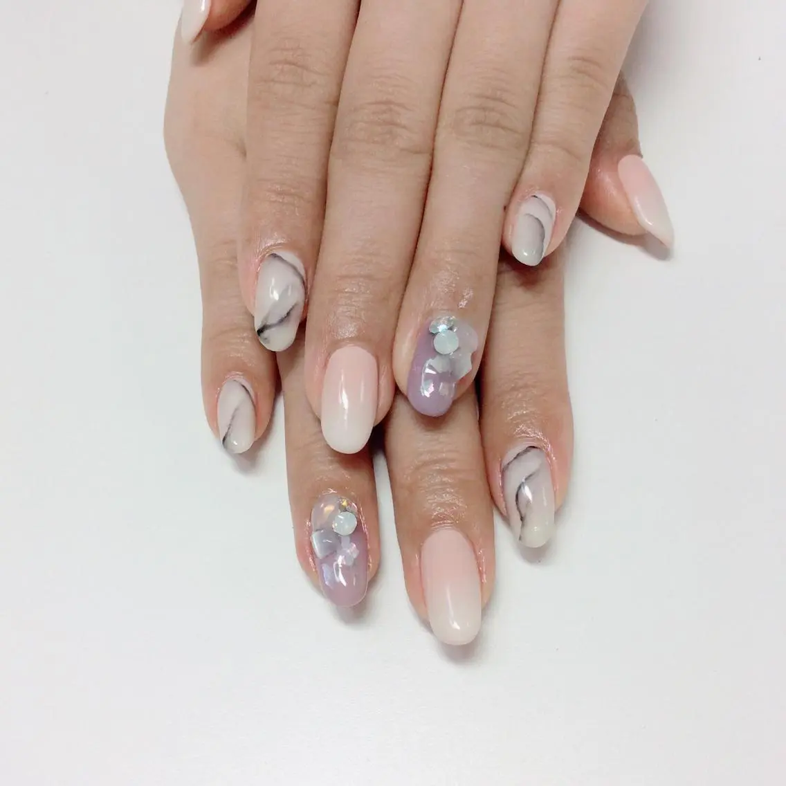 ネイル グラデーション 大理石ネイル(マーブル) Nail salon Ka pilinaのネイルデザイン