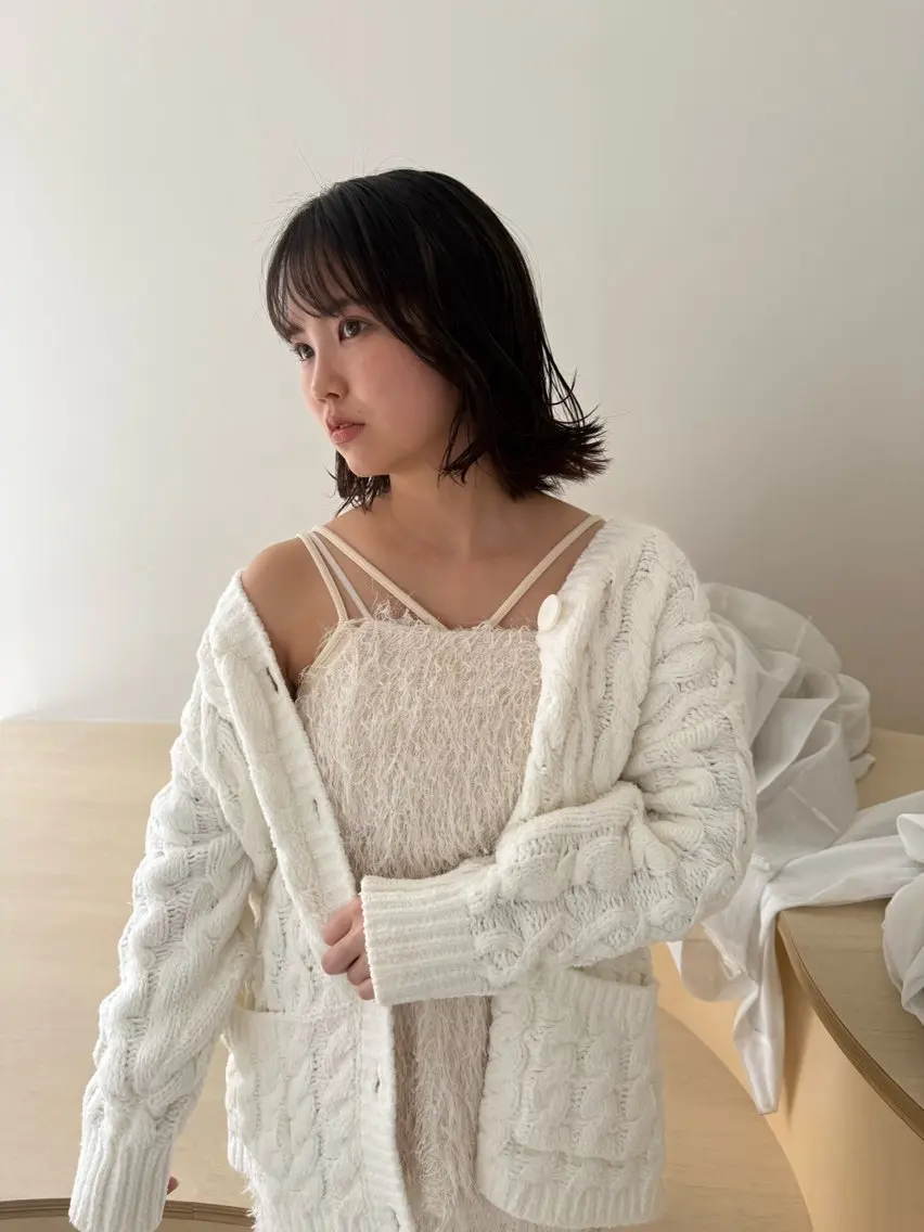ミディアム カラー ヘアアレンジ 小森谷 美和のヘアスタイル