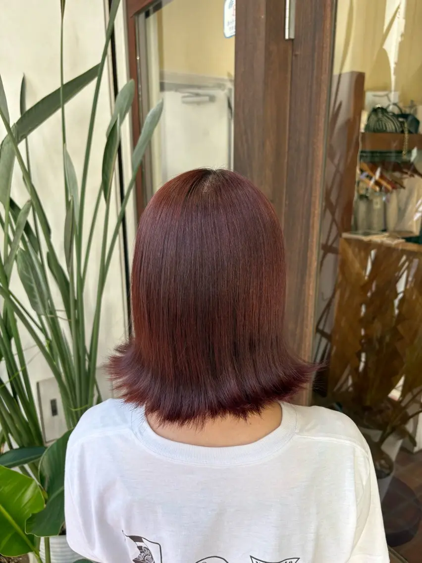 ミディアム カラー 髙木 優人のヘアスタイル