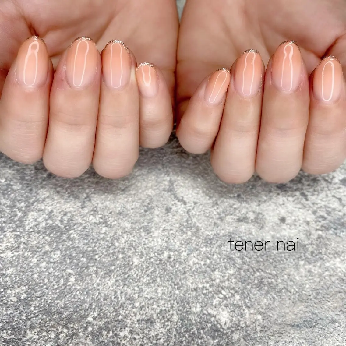 ネイル フレンチネイル グラデーション テネルネイル tener nailのネイルデザイン