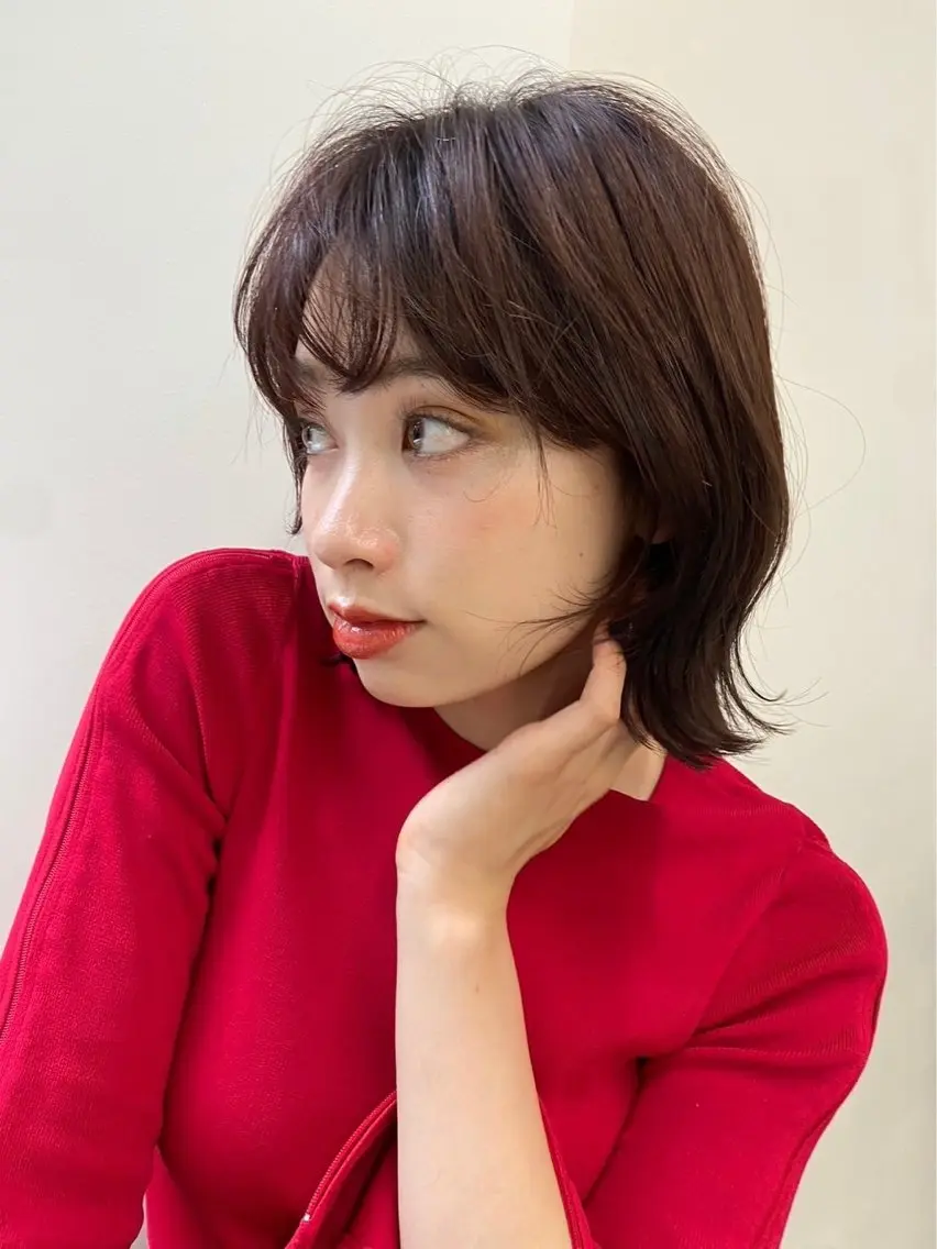ショート カラー ヘアカラー 夢 菜のヘアスタイル