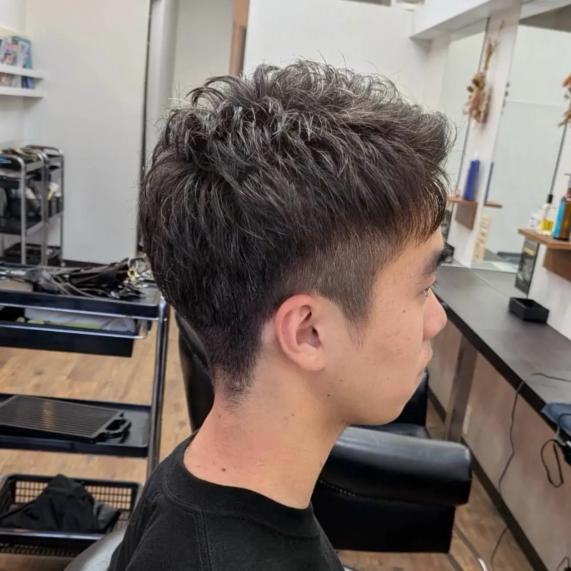 ショート メンズ monde 西田店のヘアスタイル