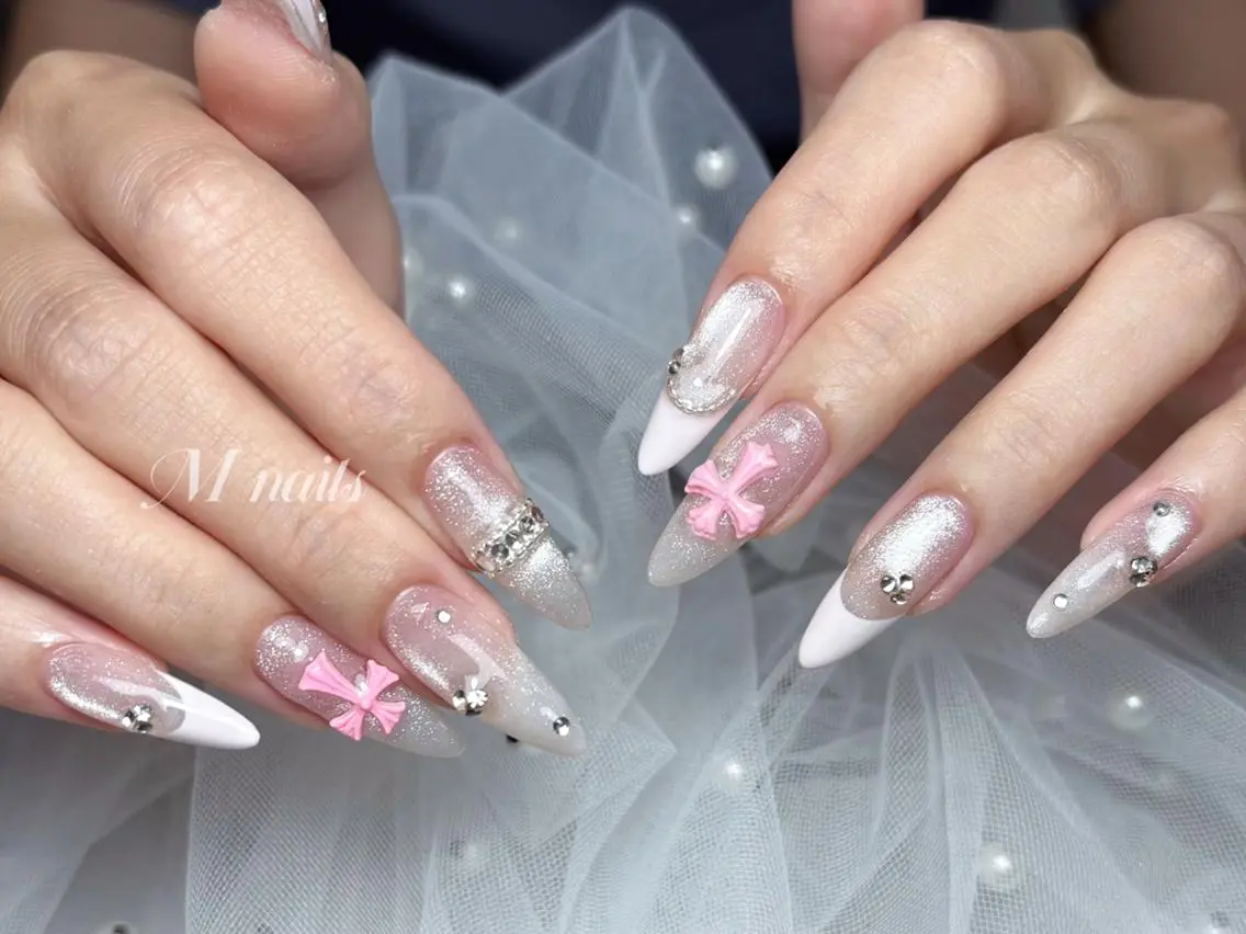 ネイル M🌷nail 長さだし専門店のネイルデザイン