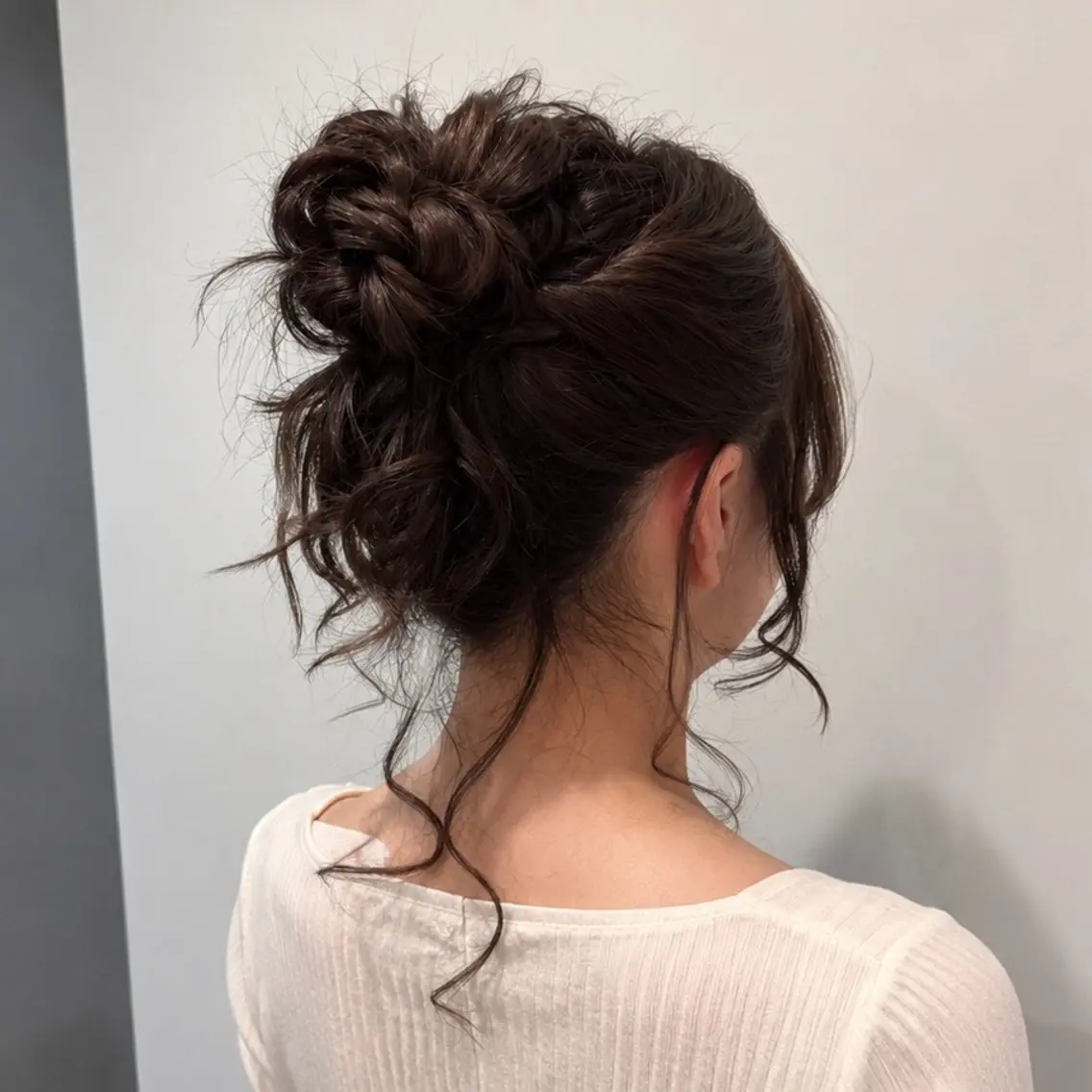 ロング ヘアセット 福田 望実のヘアスタイル