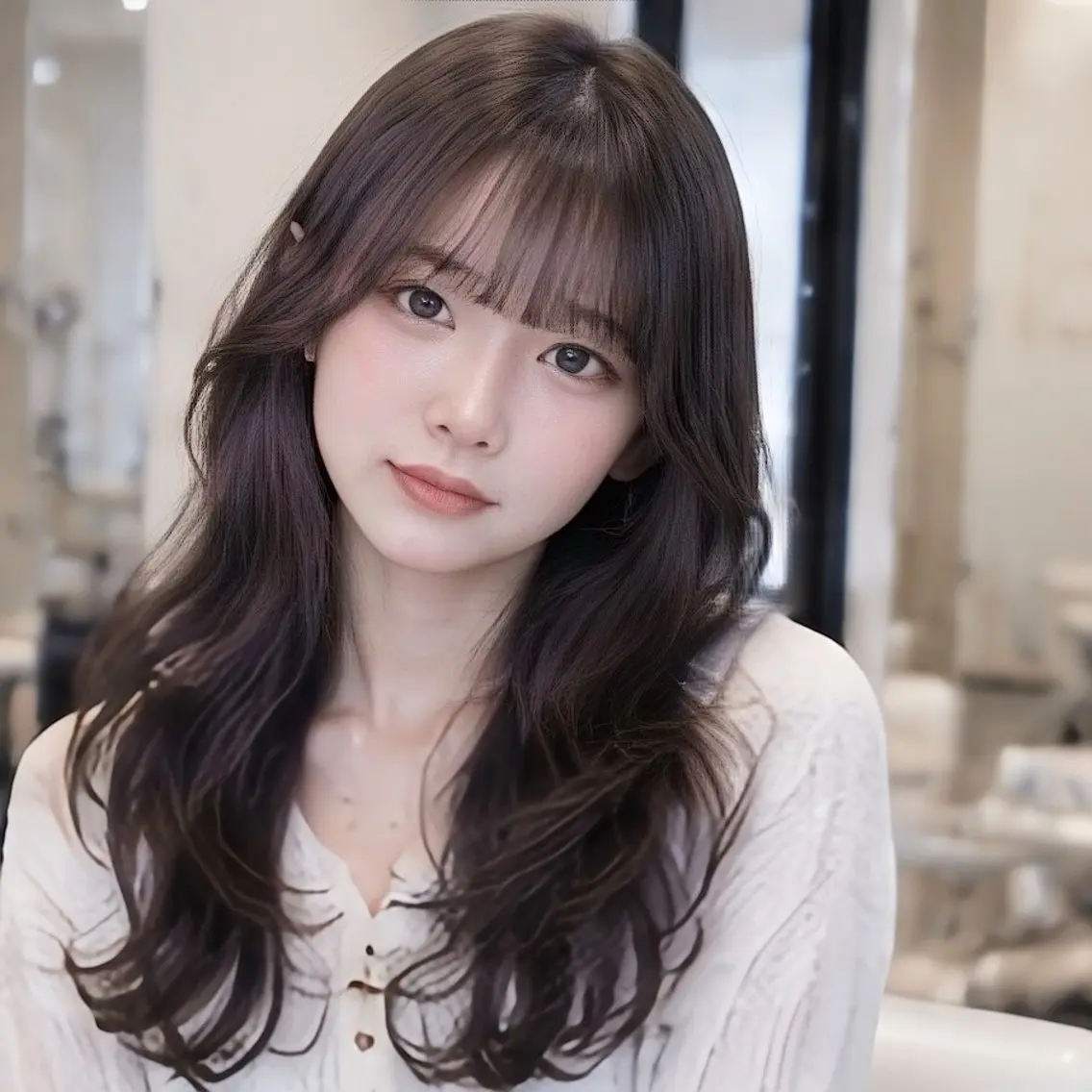 ロング カラー 池袋/前髪/顔周り 🎀髪質改善おばかんのヘアスタイル