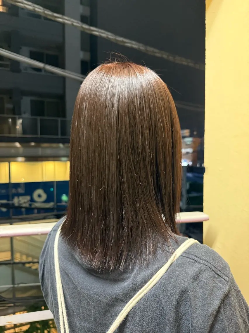 ミディアム カラー ku rumiのヘアスタイル