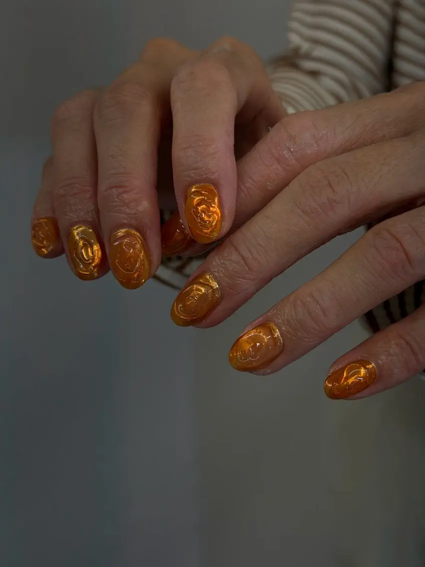 ネイル オーロラネイル ジェルネイル キラキラネイル マグネットネイル ミラーネイル ハンドネイル ハンドケア Bana_ Nailのネイルデザイン
