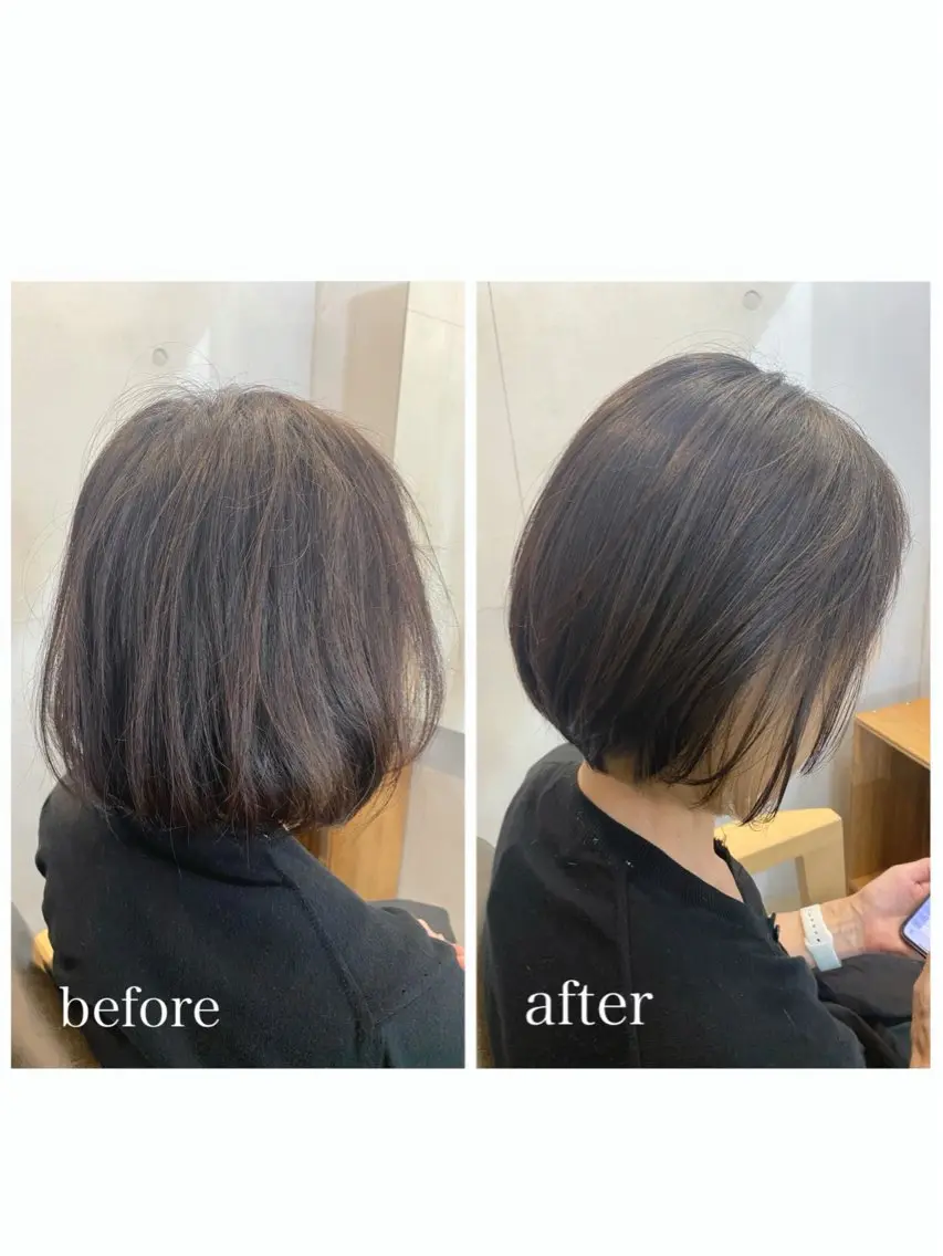 【ご新規様限定】頭の形からスタイル良く魅せる‼️骨格補正ヘアカット✂︎&6ステップトリートメント付きの写真