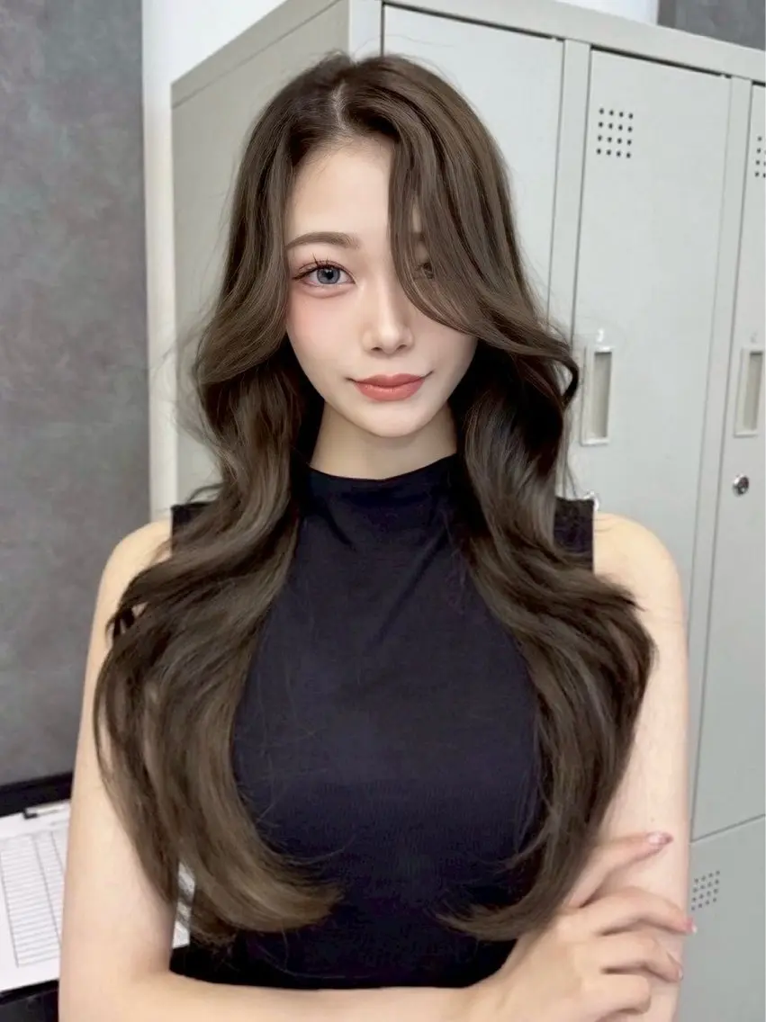 【5月限定激安】🍇韓国風ブリーチ無しダブルカラー🍇暖色カラー/ミニモ学割の写真