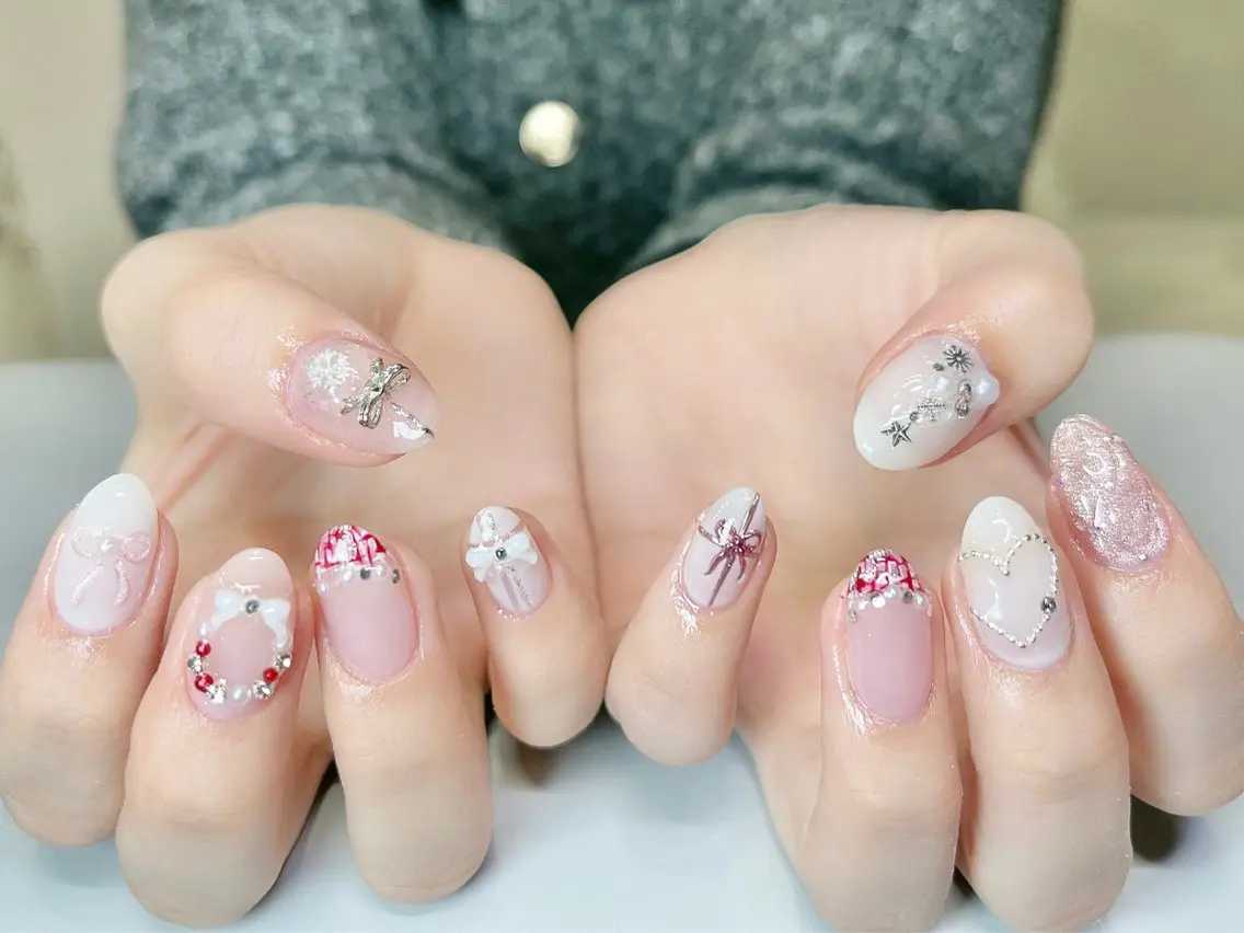 ネイル 持ち込み ハンドネイル glance nailのネイルデザイン