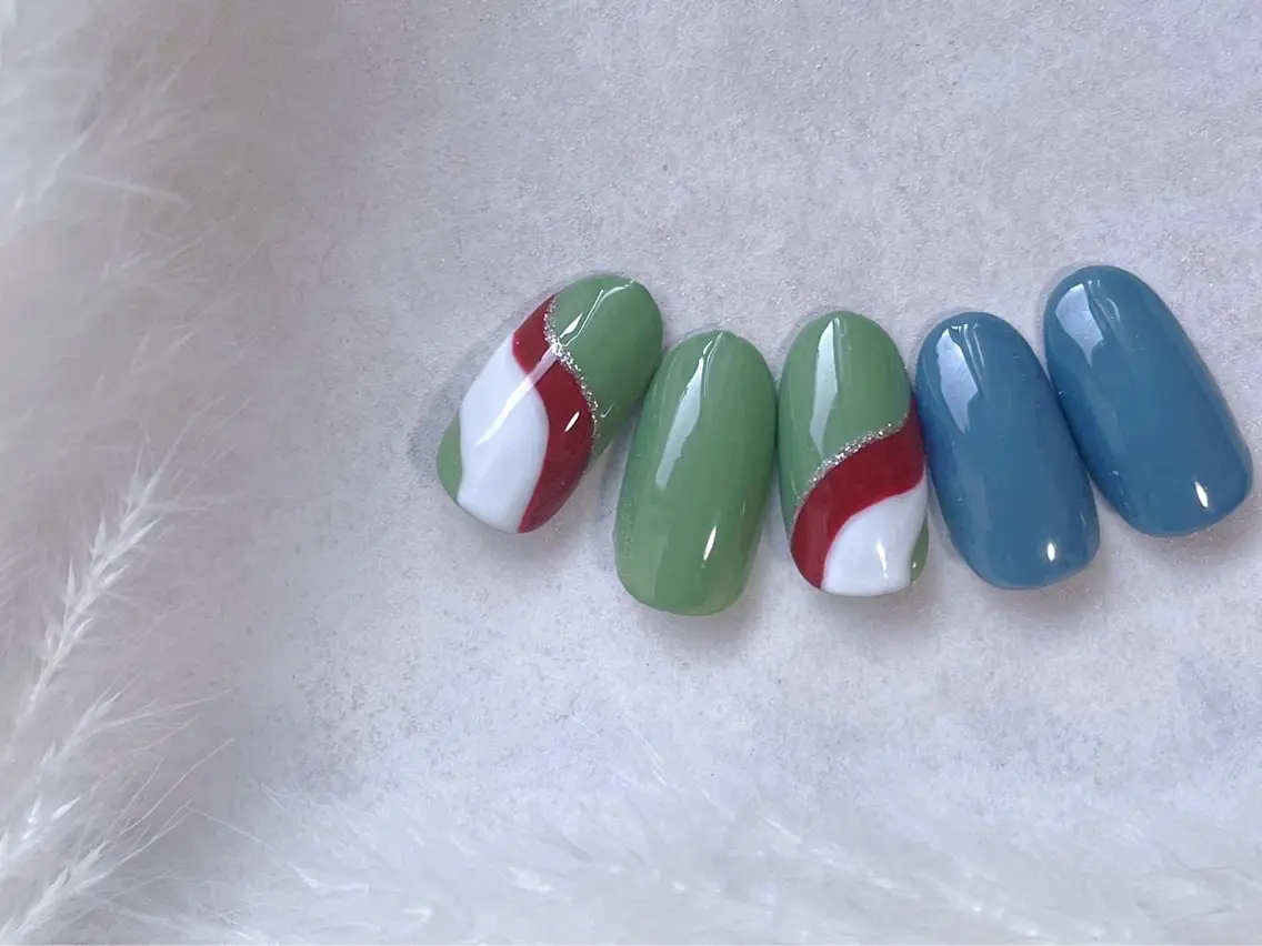 ネイル ジェルネイル 韓国ネイル メンズネイル パラジェル ブライダルネイル kiki nail たまプラーザのネイルデザイン