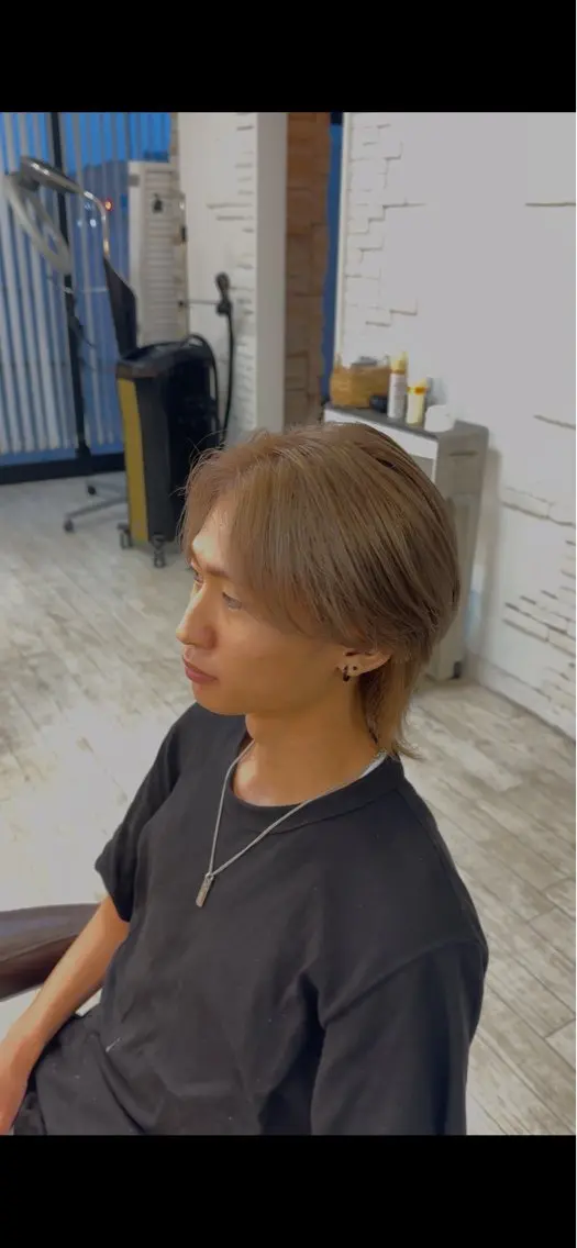 メンズ ヘアカラー yokota michiのヘアスタイル