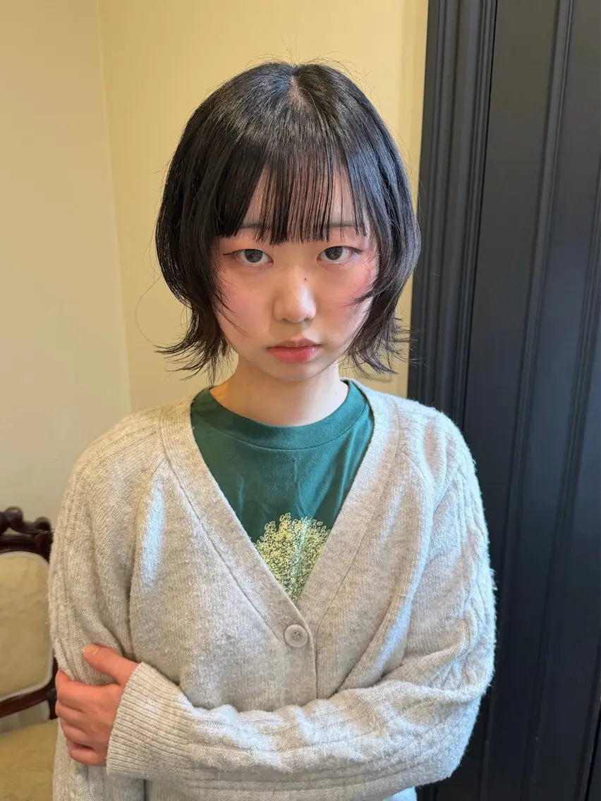 ショート ボブ ハッシュカット カット Karin trスタイリスト🥀のヘアスタイル