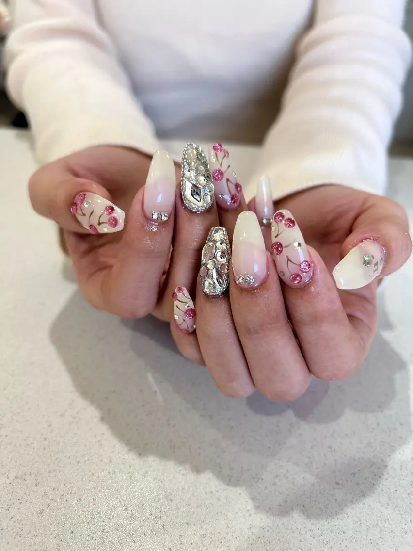 ネイル ハンドネイル tsuki nail /三茶/韓国ネイルのネイルデザイン