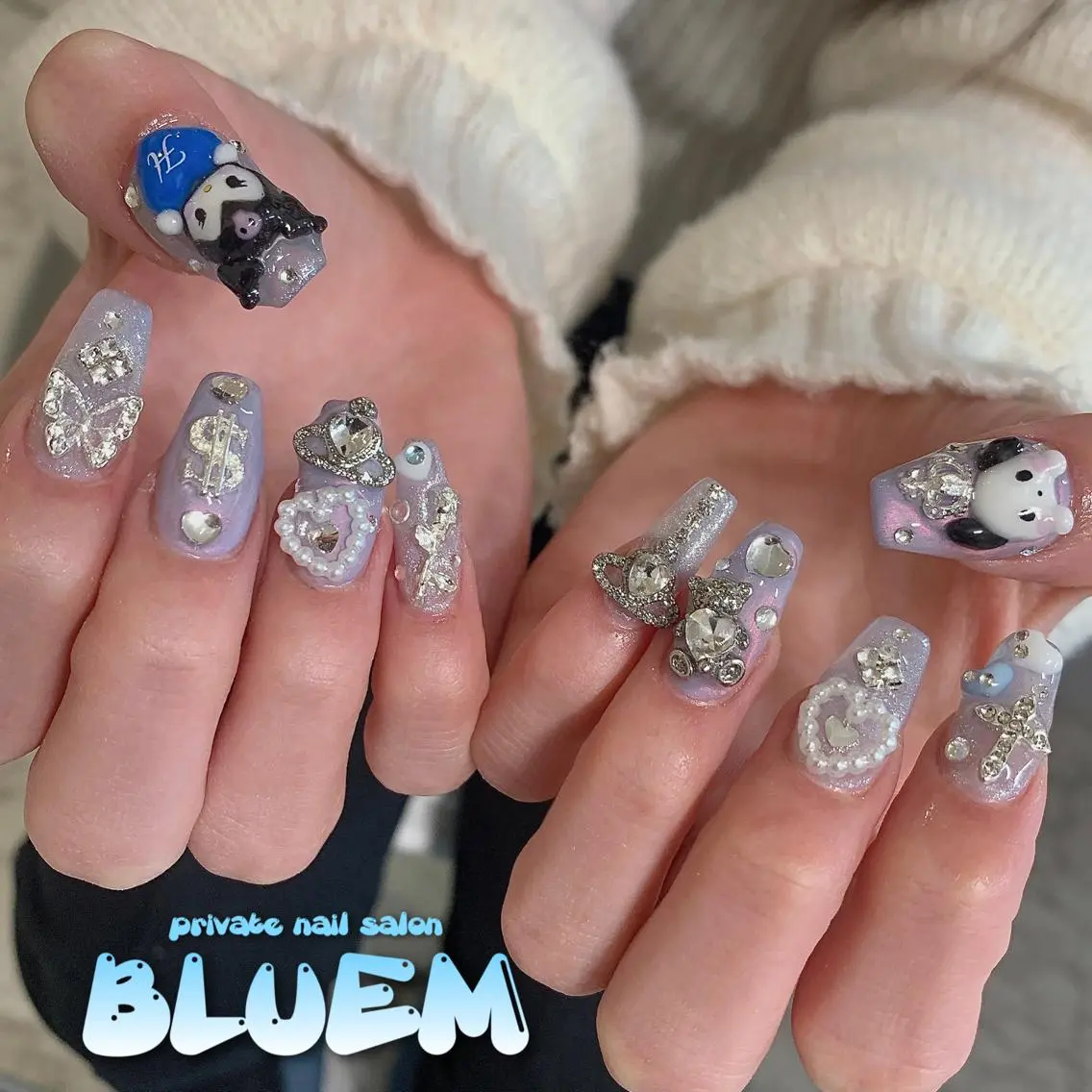 ネイル ハンドネイル BLUEM なな🐶のネイルデザイン
