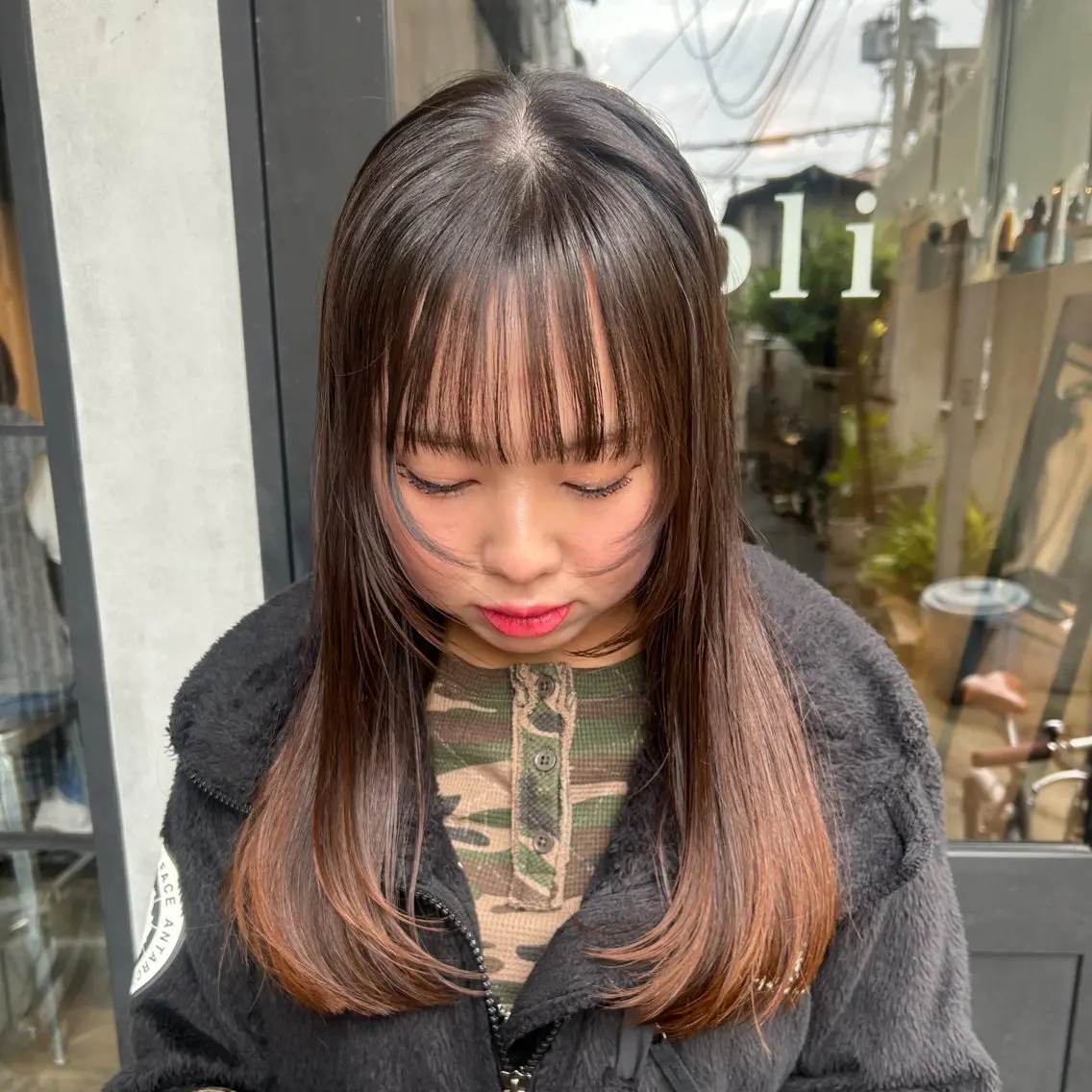 ロング カット ヘアカラー メイ🩰 梅田/ヘアセットのヘアスタイル