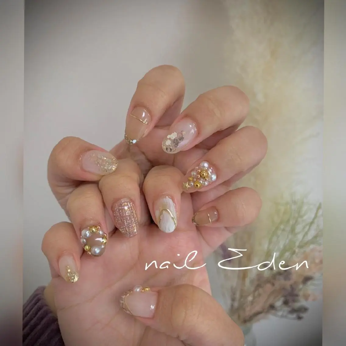 ネイル 持ち込み Eden ♾️のネイルデザイン
