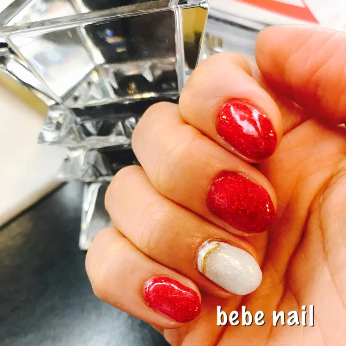 ネイル ジェルネイル パラジェル 冬ネイル クリスマス Ann nailのネイルデザイン