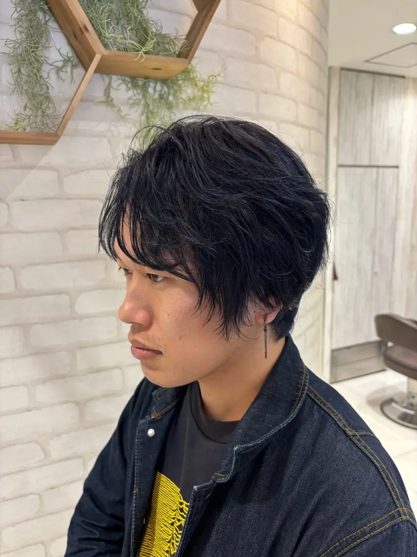 ショート カット パーマ EARTH 寺本尚生のヘアスタイル