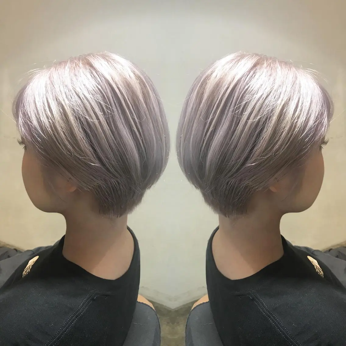 ショート カラー パーマ ヘアアレンジ メンズ キッズ ネイル マツエク・マツパ サロンドミルク 原宿のヘアスタイル