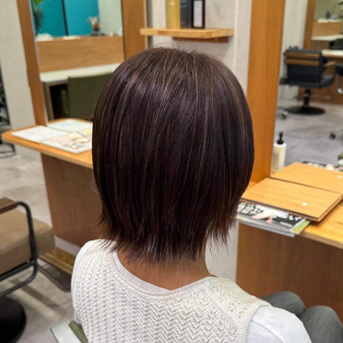 ［ミニモ限定残り1名様✨］切りっぱなしボブカットモデル様✂の写真