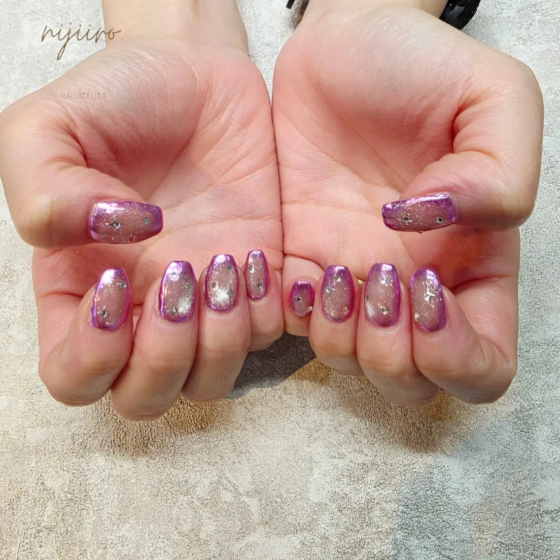 ネイル ハンドネイル nijiiro🌈 サトウのネイルデザイン