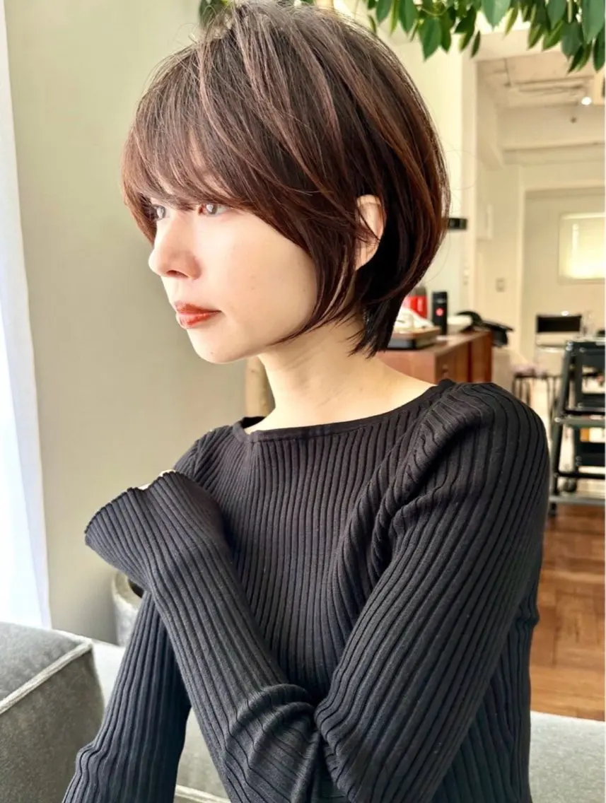 ショート カット ヘアカラー 💐ショート/レイヤ ー💐荒砂のヘアスタイル