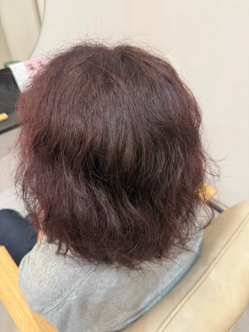 ショート カット ヘアカラー AYANO/ カラー🍭縮毛🌧️のヘアスタイル