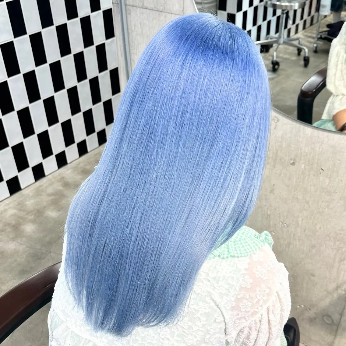 ロング ヘアカラー トリートメント 🤍ムラ修正ブリーチ 🤍原宿/YUUのヘアスタイル