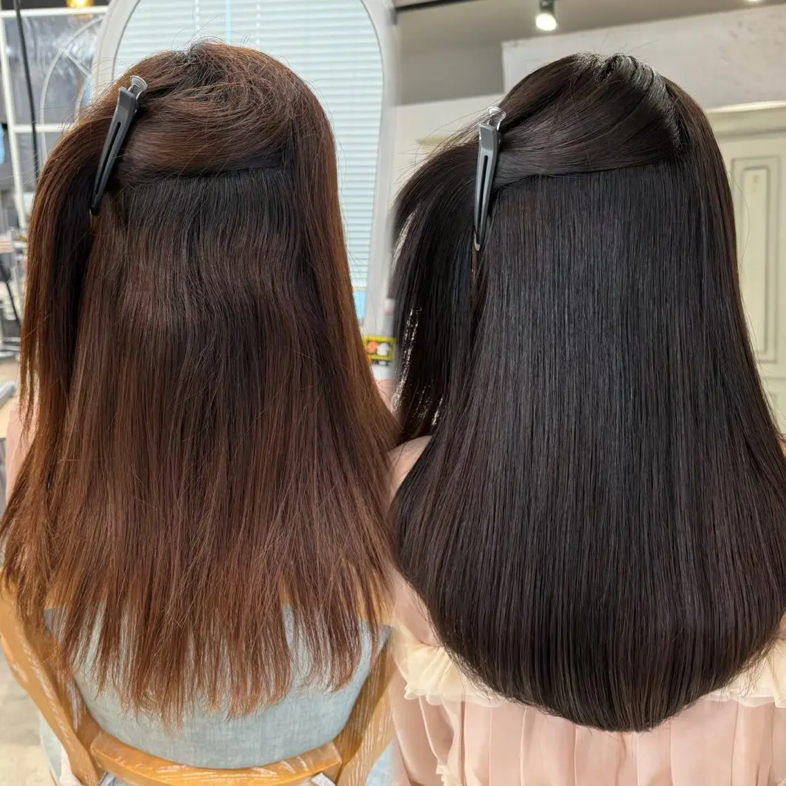 ロング 縮毛矯正 ドルオタ美容師‎🤍 あいらのヘアスタイル