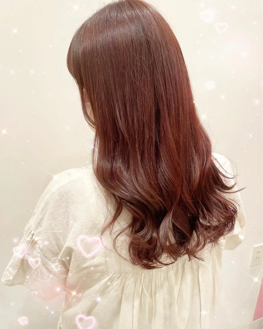 🍒大人気メニュー🍓ブリーチカラー、シャンプー＋コテ仕上げ無料🍒🤍の写真