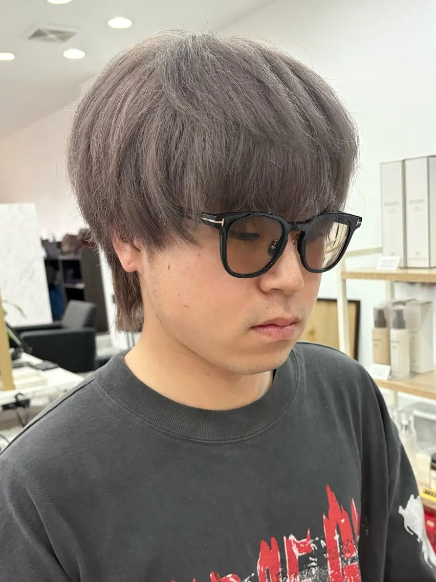 ショート ヘアカラー label はしぐち ななみのヘアスタイル
