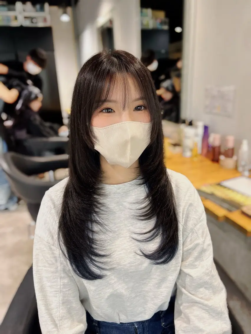 ロング カット トリートメント ヘッドスパ レイヤーStyle 🪽菜々実のヘアスタイル