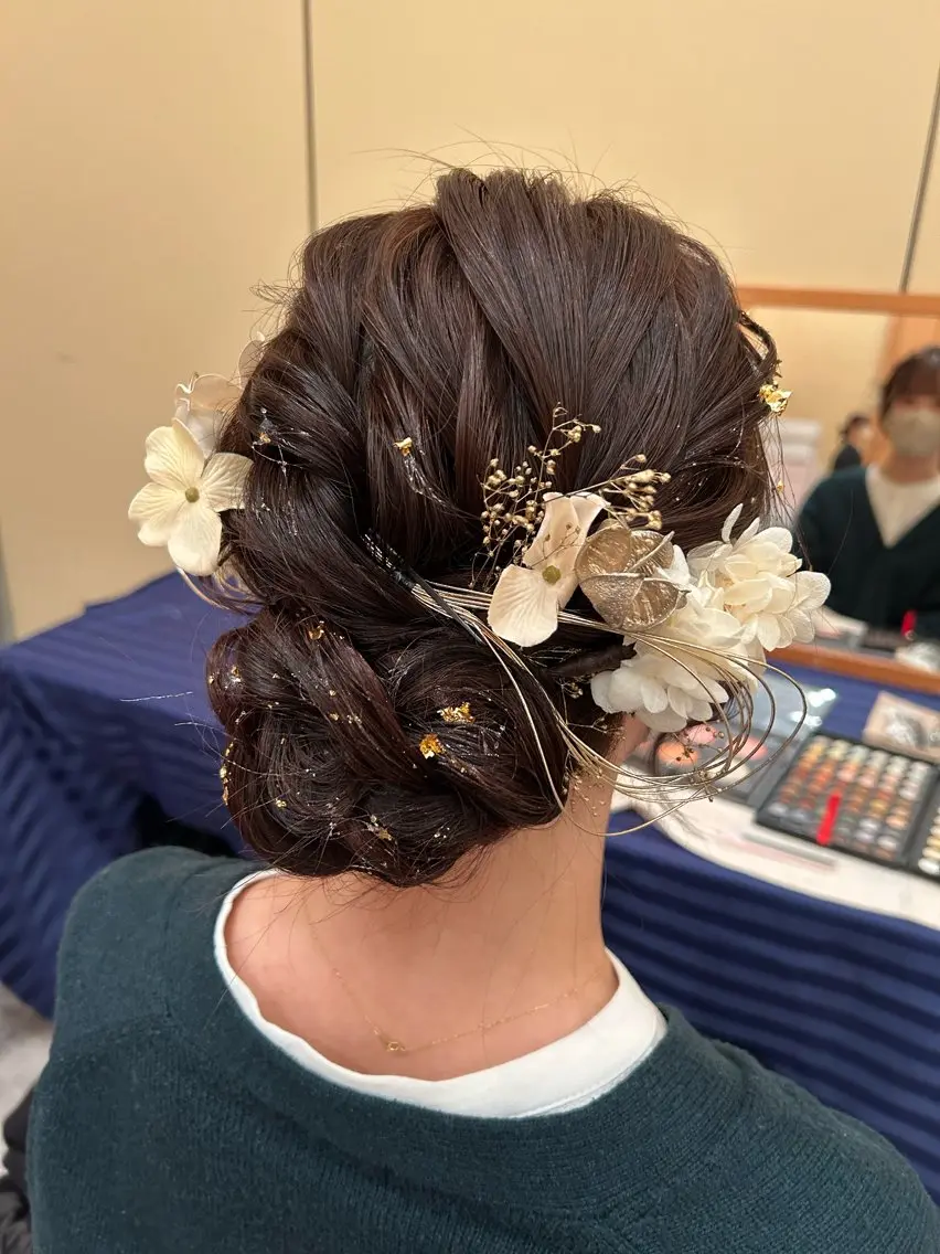 セミロング ヘアアレンジ 縮毛矯正／レイヤー／ ✨mizukiのヘアスタイル