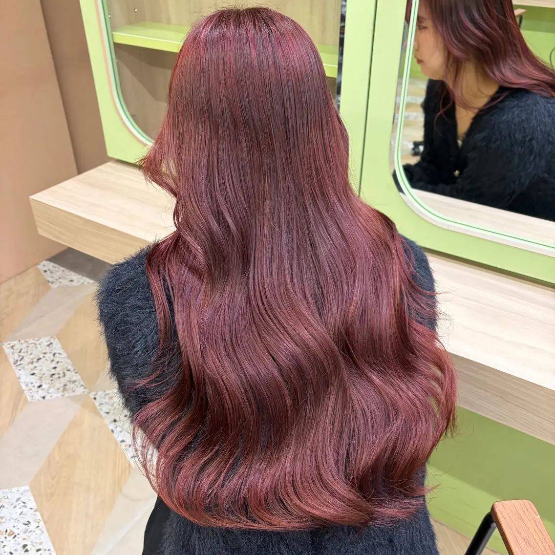 カラー ヘアカラー yuka♡/暖色系/ ブリーチなしWカラーのヘアスタイル
