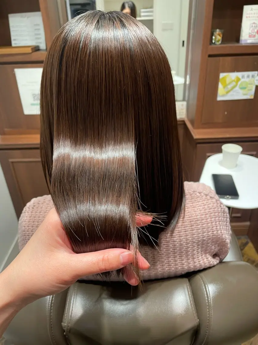 ミディアム 安藤萌栞 /カットモデル募集のヘアスタイル