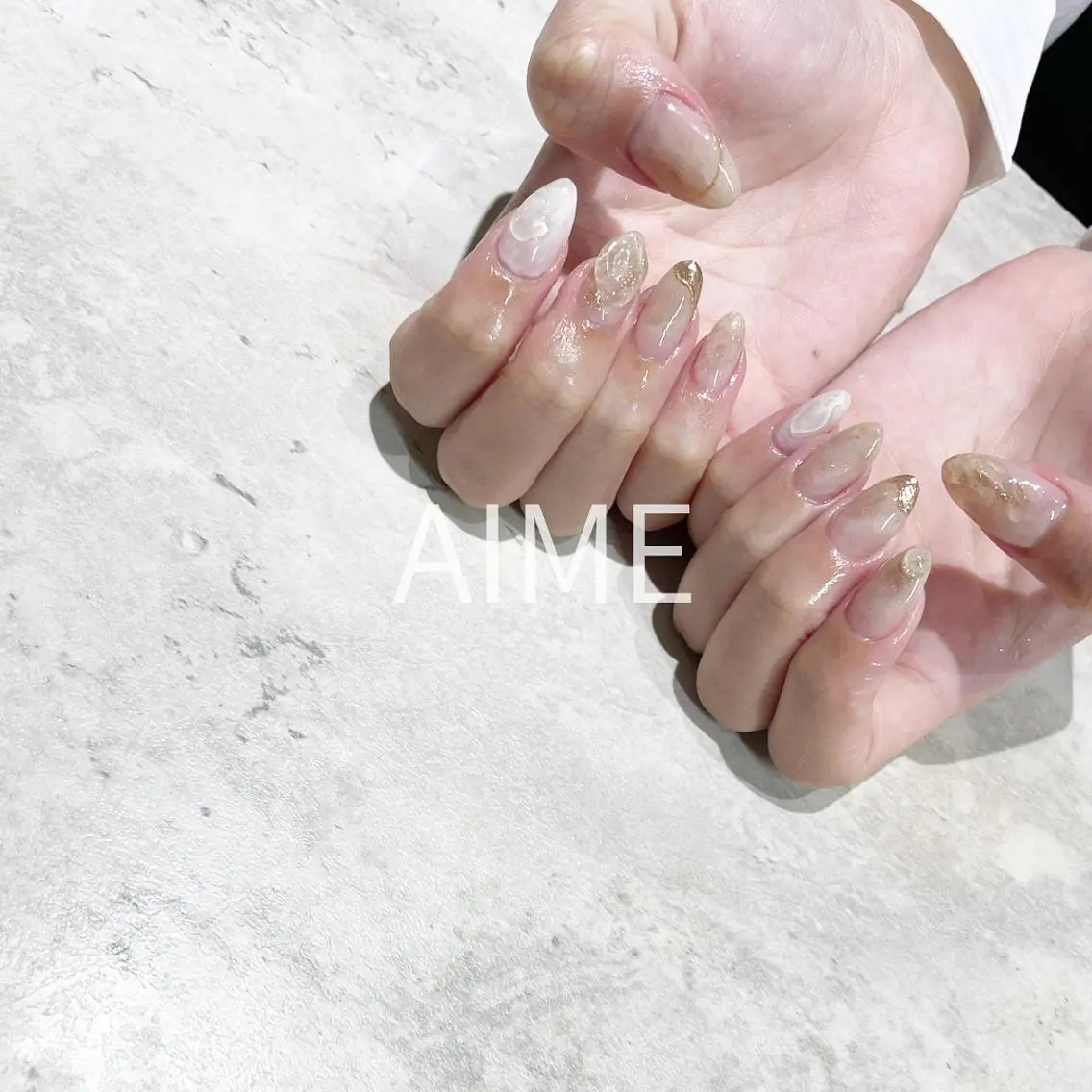 ネイル ハンドネイル AIME (momo)のネイルデザイン