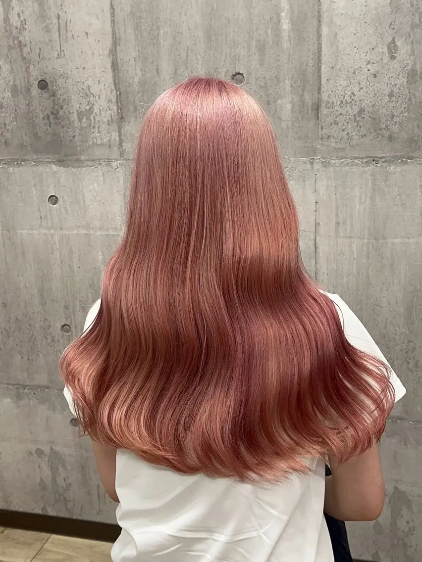 ロング カラー ダブルカラー 似合わせカット ヘアカラー トリートメント 頓所 大昂のヘアスタイル