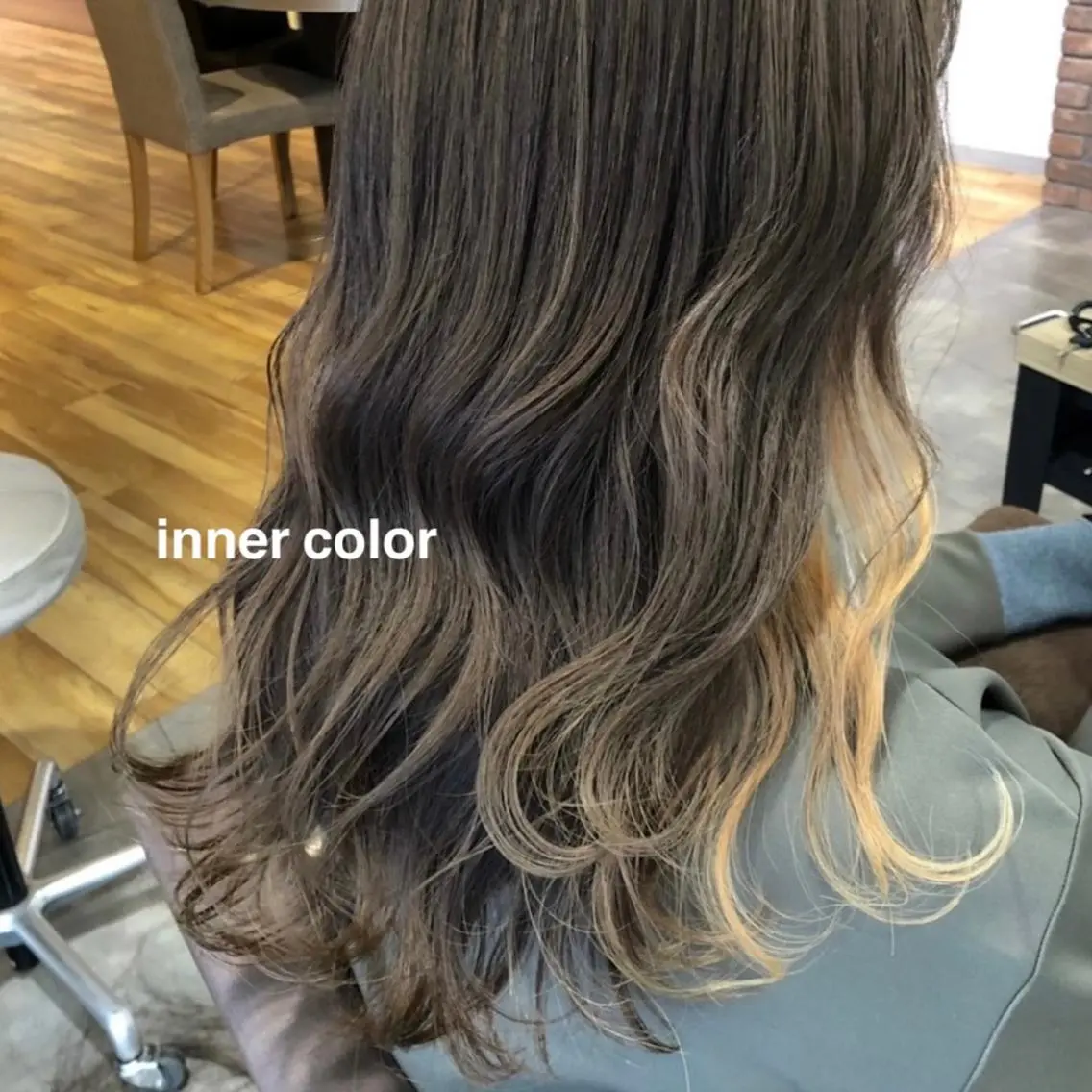セミロング カラー インナーカラー NOA 福島店のヘアスタイル