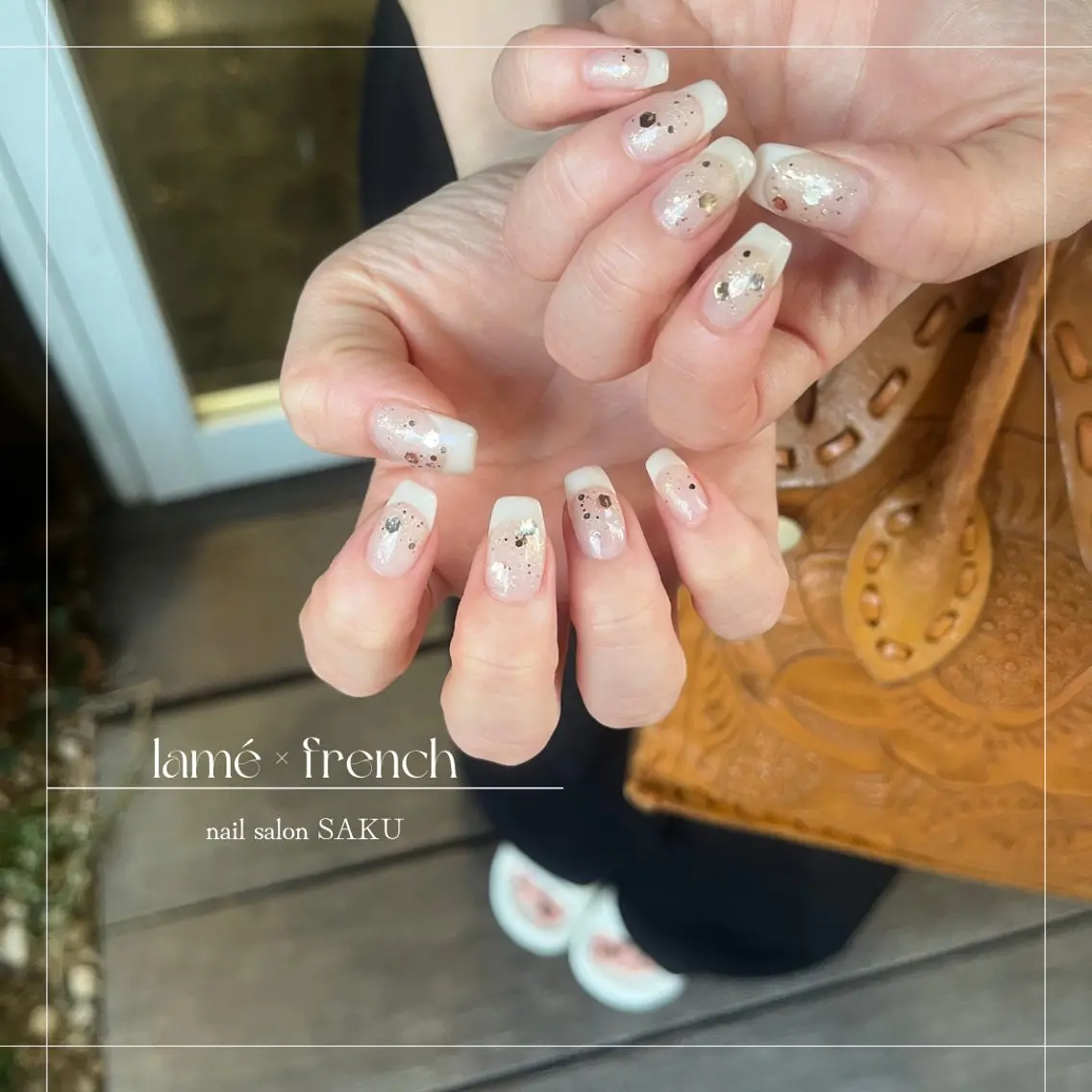 ネイル ニュアンスネイル シンプルネイル SAKU nail 作島茜のネイルデザイン