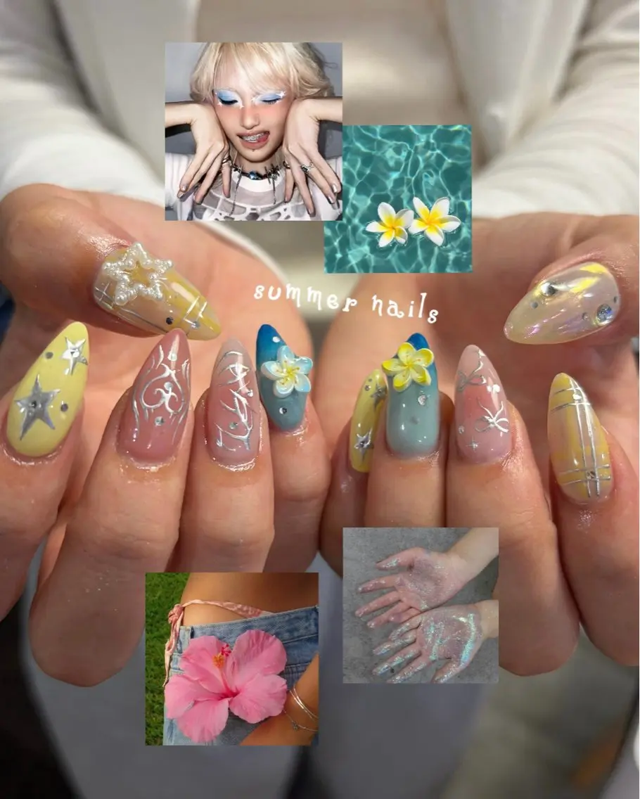 ネイル ハンドネイル フットネイル ASA nail / アート☀︎ニュアンスのネイルデザイン